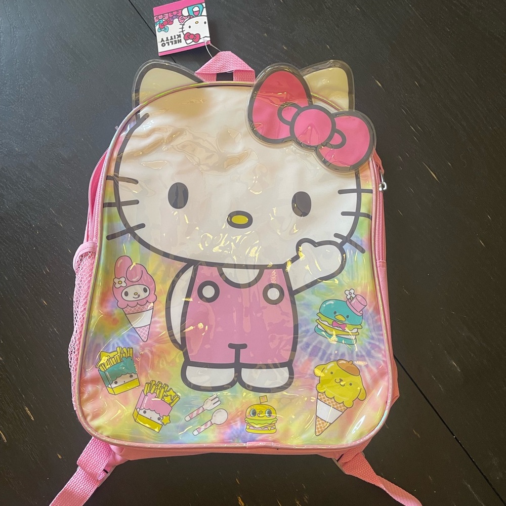 Hello Kitty Iridescent Pink Backpack BRAND NEW